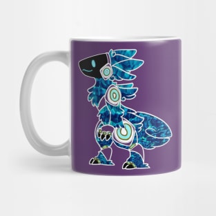 Protogen Fursuit Fursona Furry Blue pattern Mug